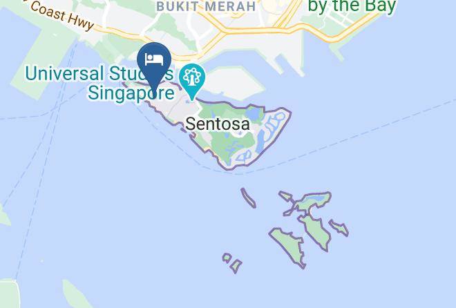 Siloso Beach Resort Map