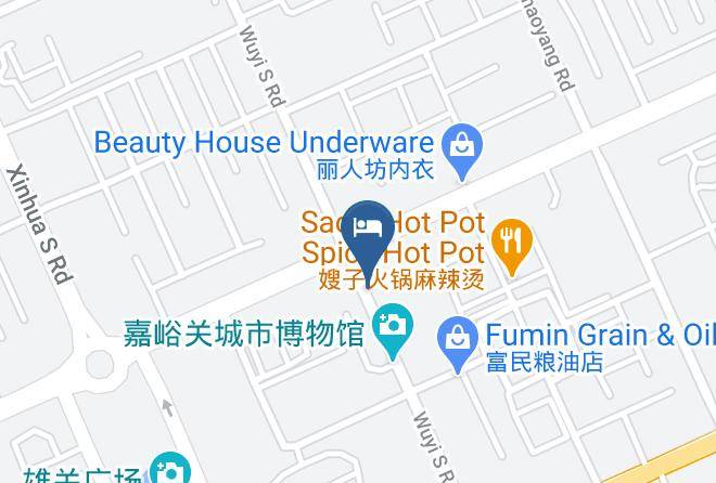 Jiayuguan - Silu Huayu Chain Hotel Maps