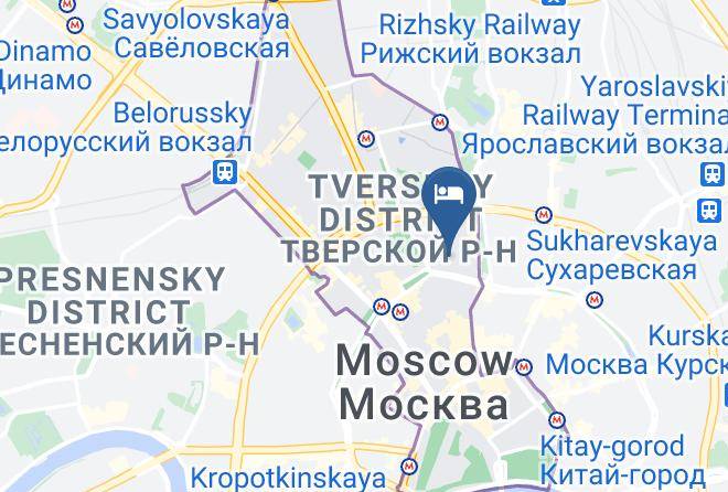 Moscow - Siluet Hotel Maps