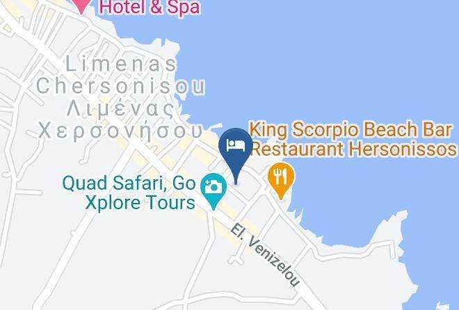 Iraklion - Silva Beach Hotel Maps