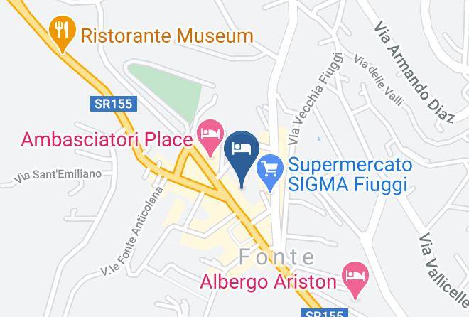 Frosinone - Silva Hotel Splendid Maps
