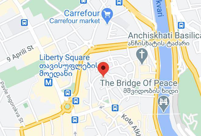 Tbilisi - Silver 34 Boutique Hotel Maps