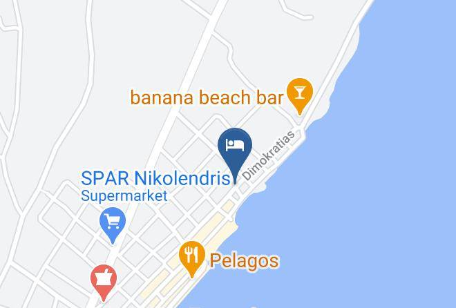 Kos - Silver Beach Maps