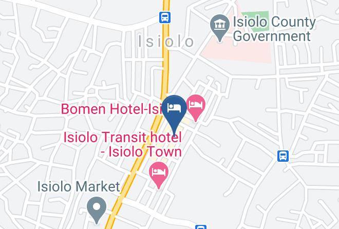 Isiolo - Silver Bells Hotel Maps