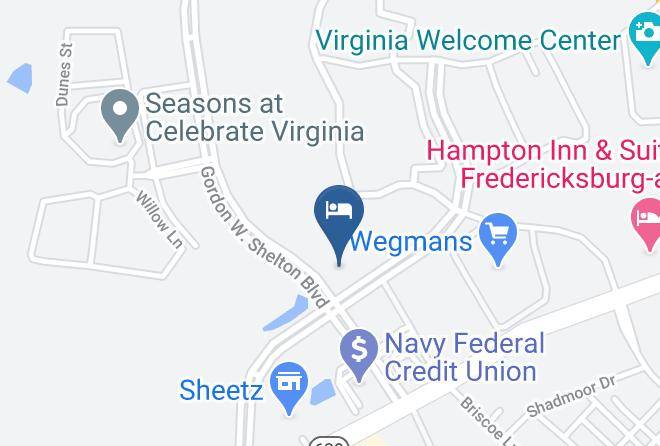 Fredericksburg City - Silver Collection Hotel Maps