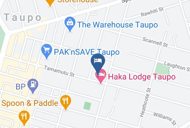 Taupo - Silver Fern Lodge Maps