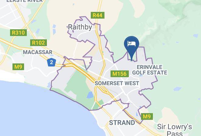 City Of Cape Town - Silver Forest Boutique Lodge And Spa Maps