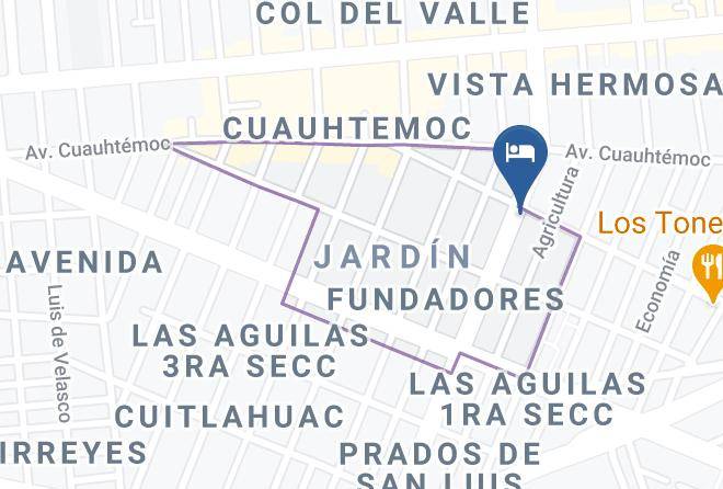 San Luis Potosi Fundadores - Silver H7 Maps