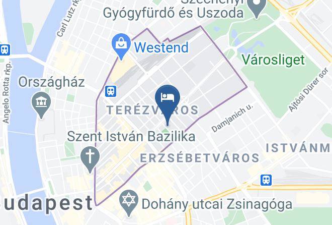 Budapest Terezvaros - Silver Hotel Budapest City Center Maps
