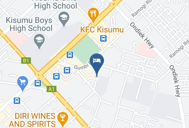 Kisumu - Silver Hotel Maps