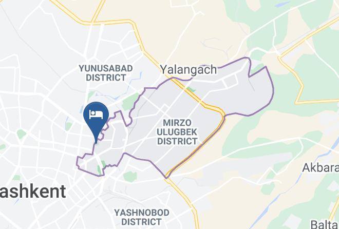 Tashkent - Silver Hotel Maps