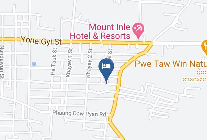 Taunggyi - Silver Lake Hotel Maps