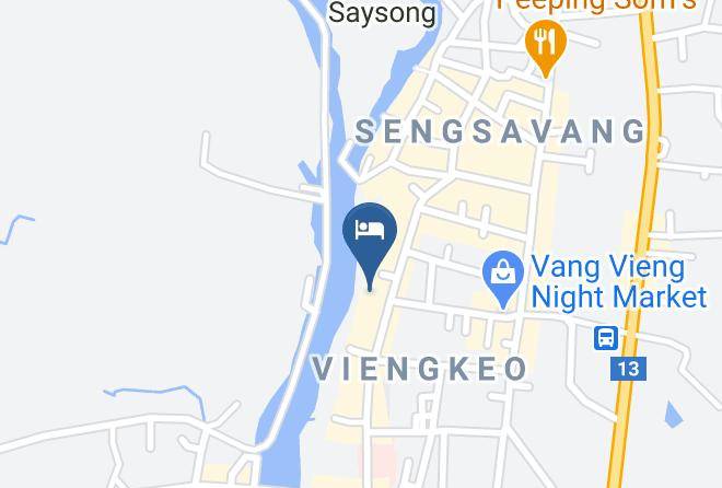 Vangvieng - Silver Naga Hotel Maps