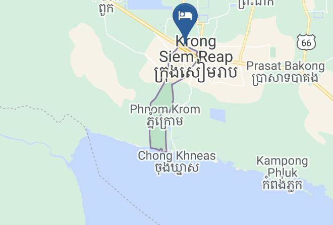 Silver Palms Residence Karte - Siem Reap - Siem Reab Town