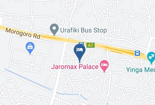 Kinondoni - Silver Paradise Hotel Maps