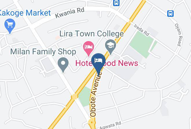 Lira Municipality - Silver Peak Hotel Maps
