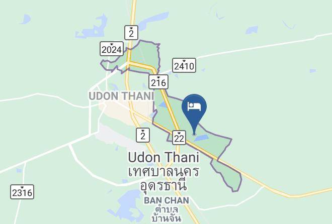 Mueang Udon Thani District - Silver Reef B & B Hotel Maps