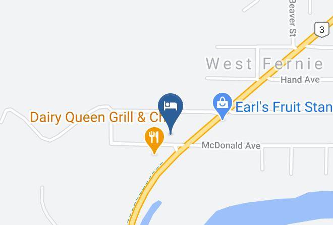 East Kootenay - Fernie Grand Hotel & Rsdncs Maps