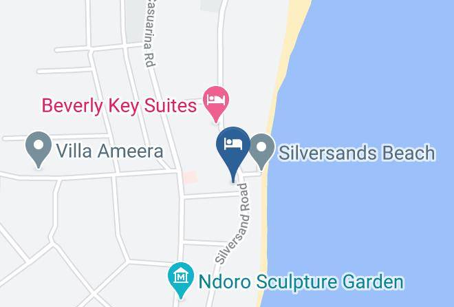 Kilifi - Silver Rock Hotel Maps