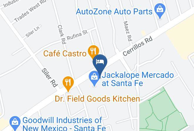Santa Fe - Silver Saddle Motel Maps