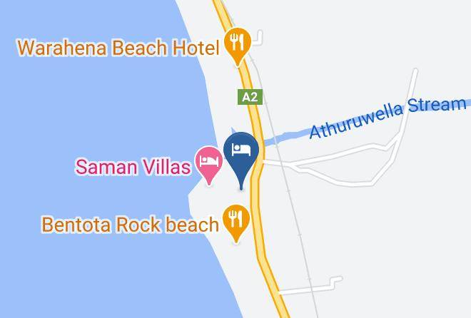 Galle - Silver Sand Beach Resort Maps