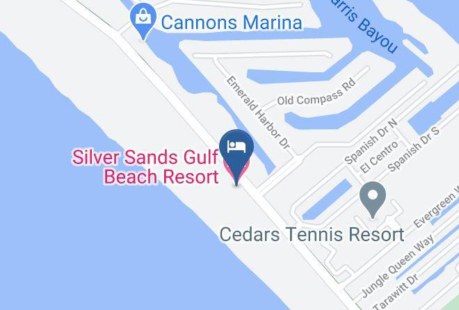 Manatee - Silver Sands Gulf Beach Resort Maps