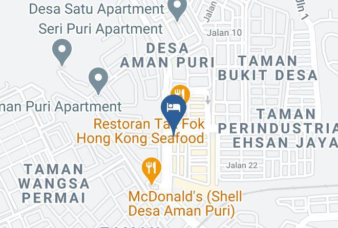 Gombak - Silver Sky Hotel Maps