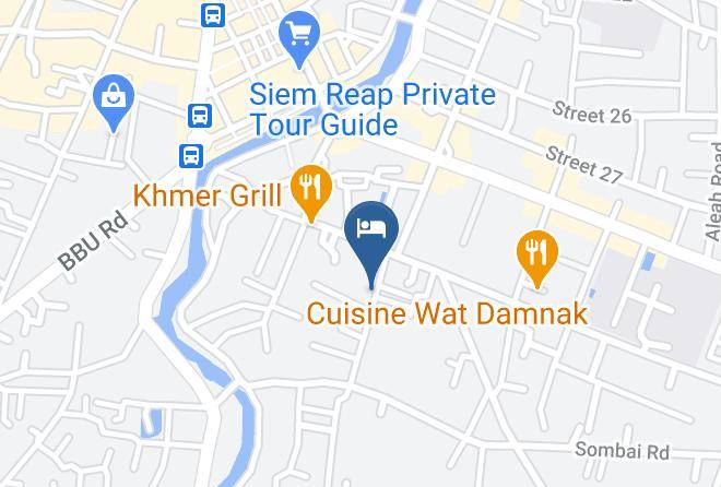 Silver Smith Residence Karte - Siem Reap - Siem Reab Town
