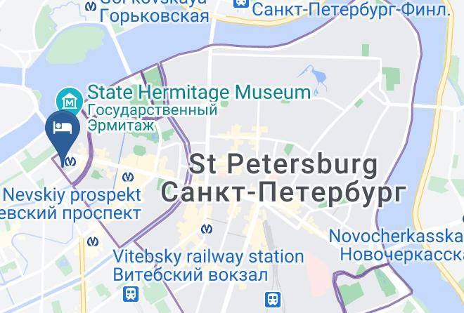 Saint Petersburg - Silver Sphere Inn Maps