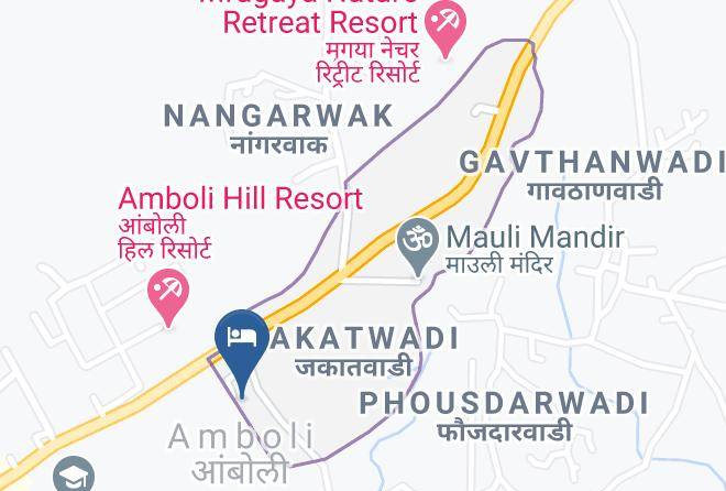 Sawantwadi - Silver Spring Resort Maps