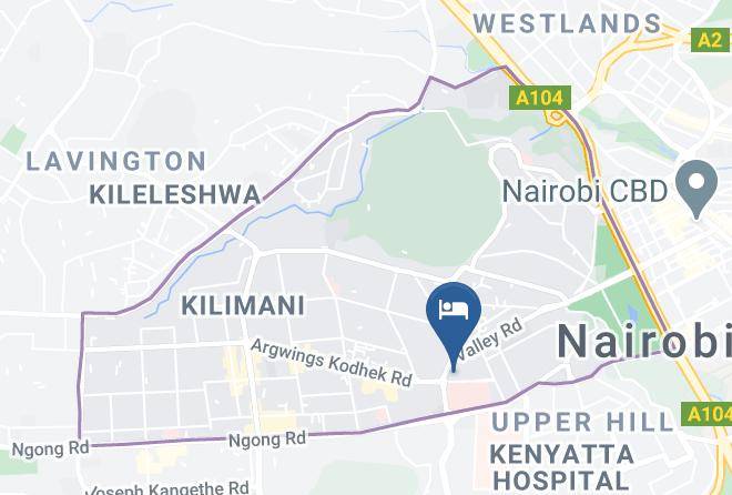 Nairobi - Silver Springs Hotel Maps