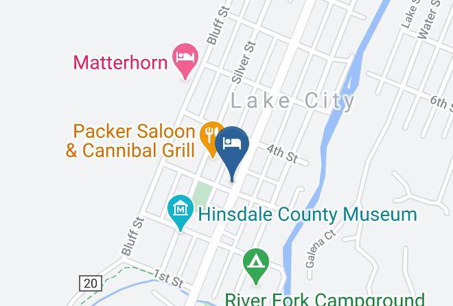 Hinsdale - Silver Spur Motel & Gifts Maps