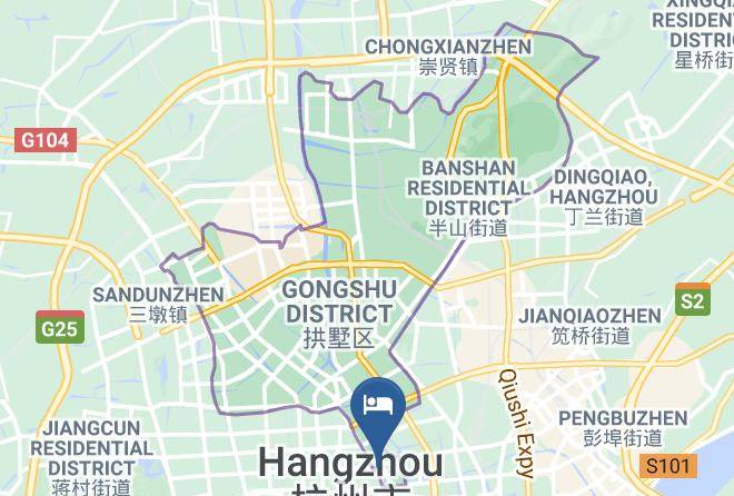 Hangzhou - Silver Star Hotel Maps