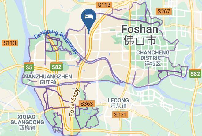 Foshan - Silver Time Hotel Maps
