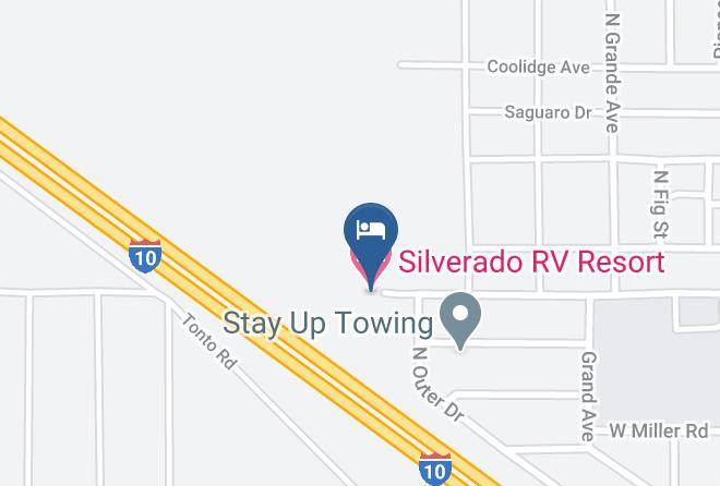 Pinal - Silverado Rv Resort Maps