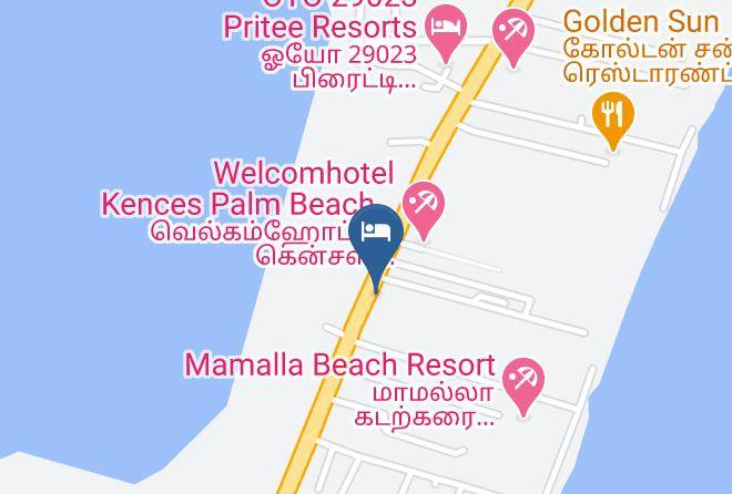 Mamallapuram - Silversands Beach Resort Maps