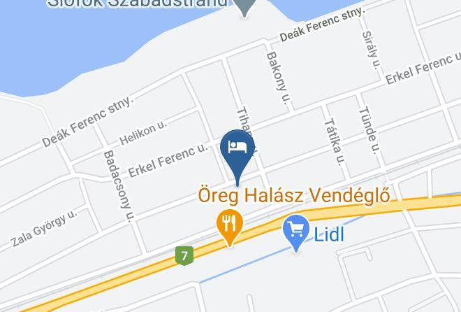 Siofok - Silverwave Resort Maps