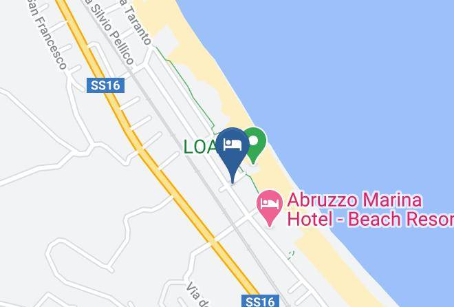 Silvi D'amare Map - Abruzzi - Teramo