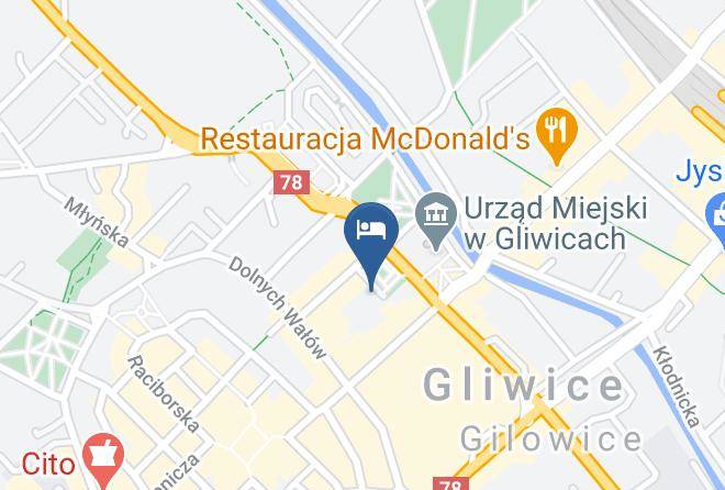 Gliwice - Hotel Silvia Gold Maps