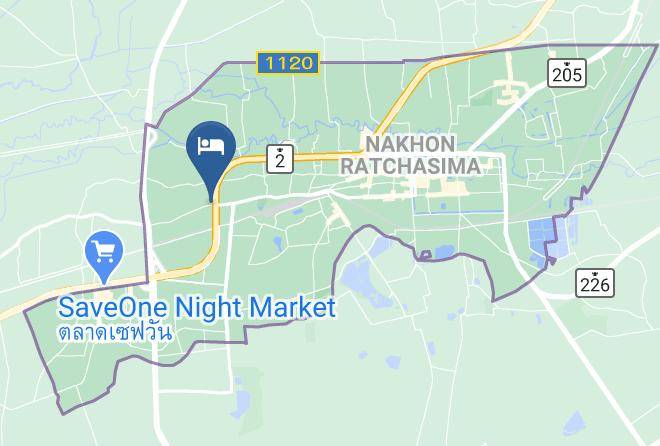 Amphoe Mueang Nakhon Ratchasima - Sima Thani Hotel Maps