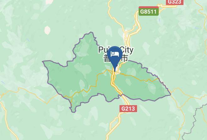 Puer - Simao Golden Peacock Hotel Maps