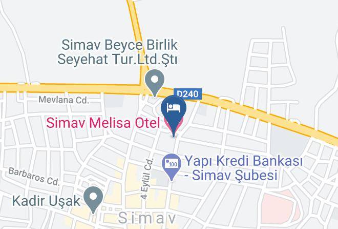 Simav Melisa Otel Map
