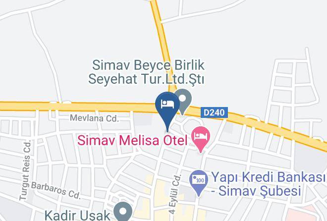 Simav - Otel Cetkin Maps