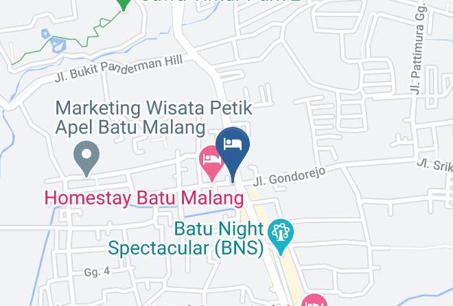 Kota Batu - Novi Homestay Maps