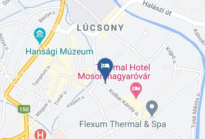 Mosonmagyarovar - Simbad Hotel & Bar Maps