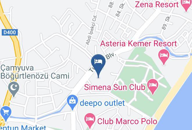 Kemer - Simena Hotels Maps