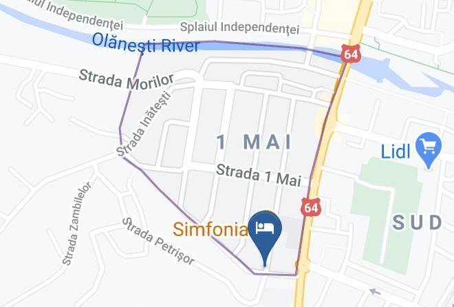 Ramnicu Valcea - Simfonia Boutique Hotel Maps