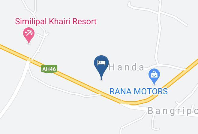 Bangiriposi - Similipal Resort And Restaurant Maps