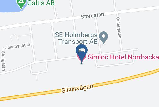 Arjeplog - Simloc Hotel Norrbacka Maps