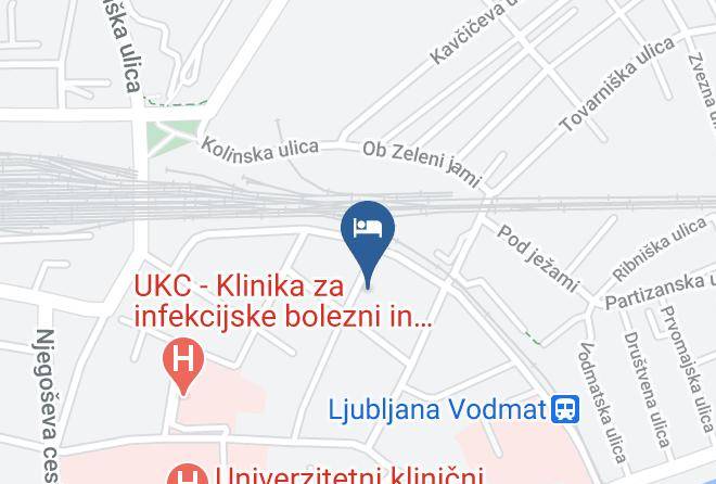 Ljubljana - Simple Accommodation Vodmat Maps